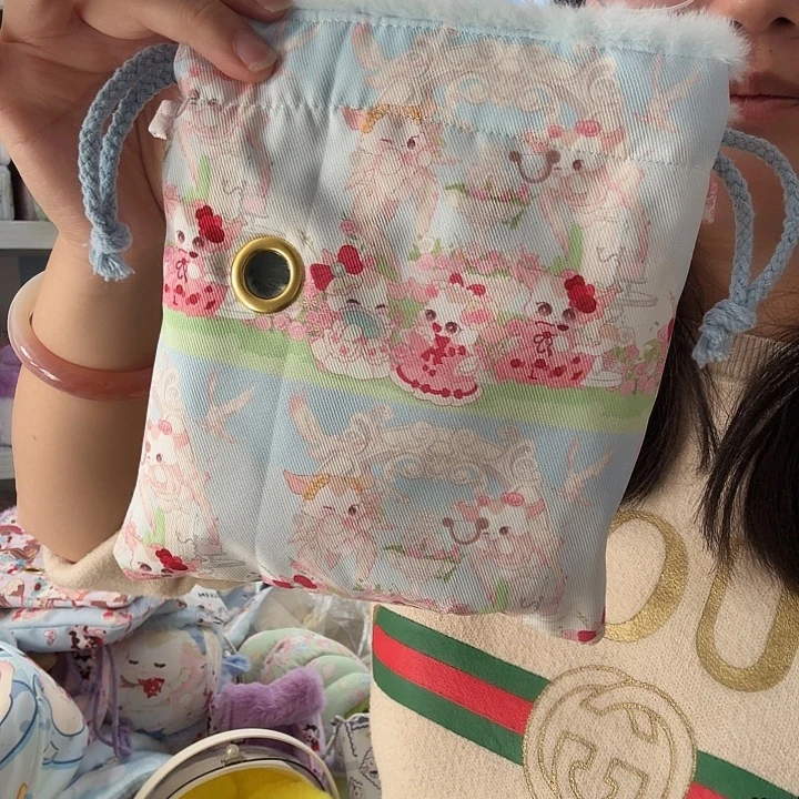 毛毛款竖绳子盘蜜袋