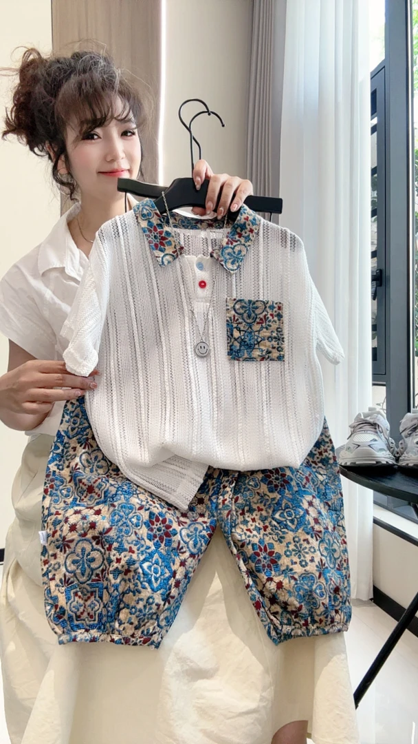 2025套装儿童夏装洋气夏季新款男童两件套装潮款男孩套装痞帅