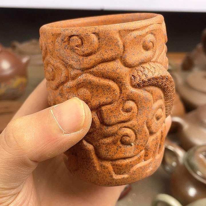 紫砂茶壶处理一把