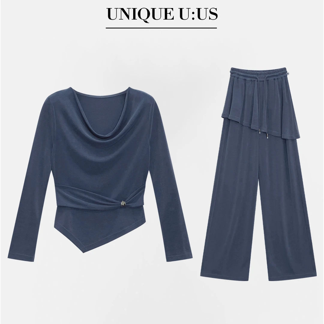 UNIQUE U:US【维纳斯】显瘦遮肉百搭显白气质绝美套装255826