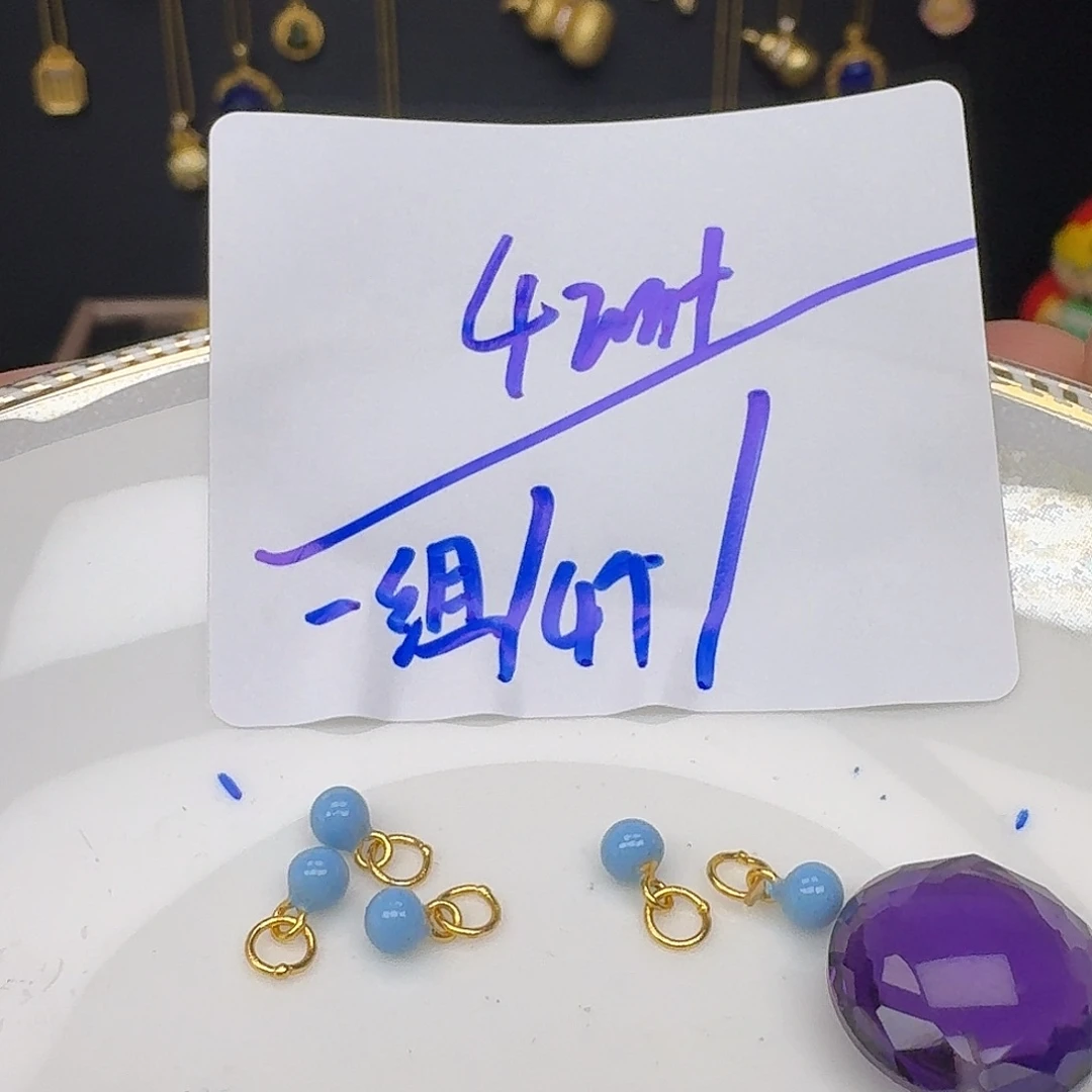 颈饰银S925镶嵌紫晶紫水晶925镶嵌6