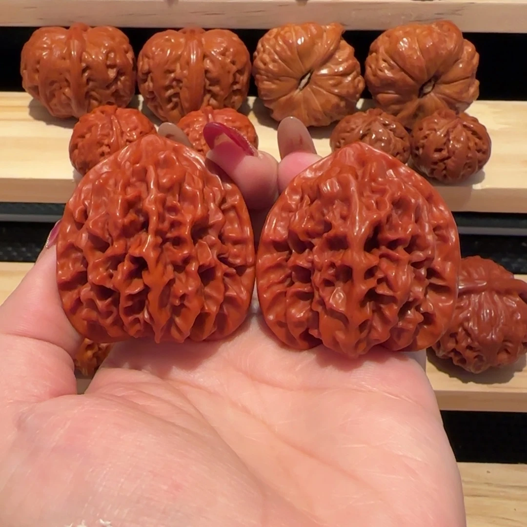 吊坠文玩核桃玉化帝王43精品3034