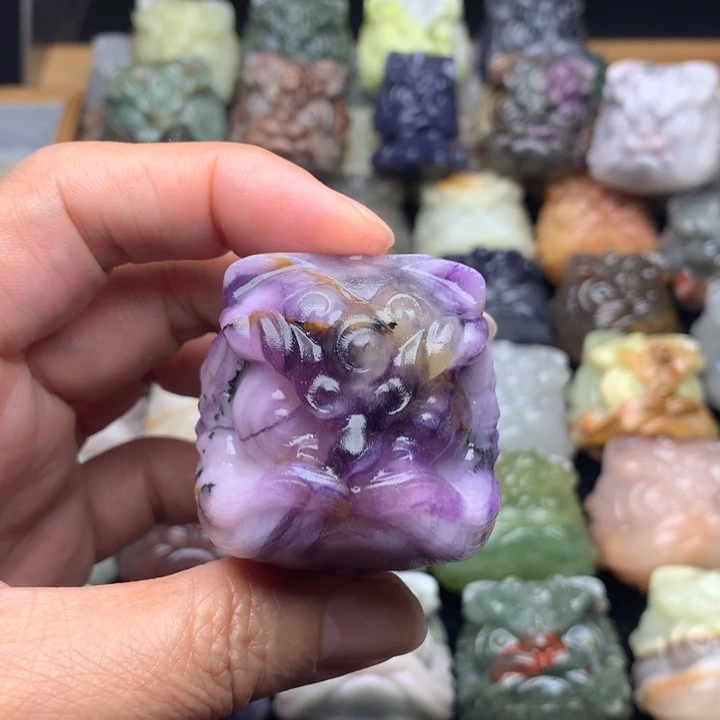 玛瑙/玉髓合金挂件