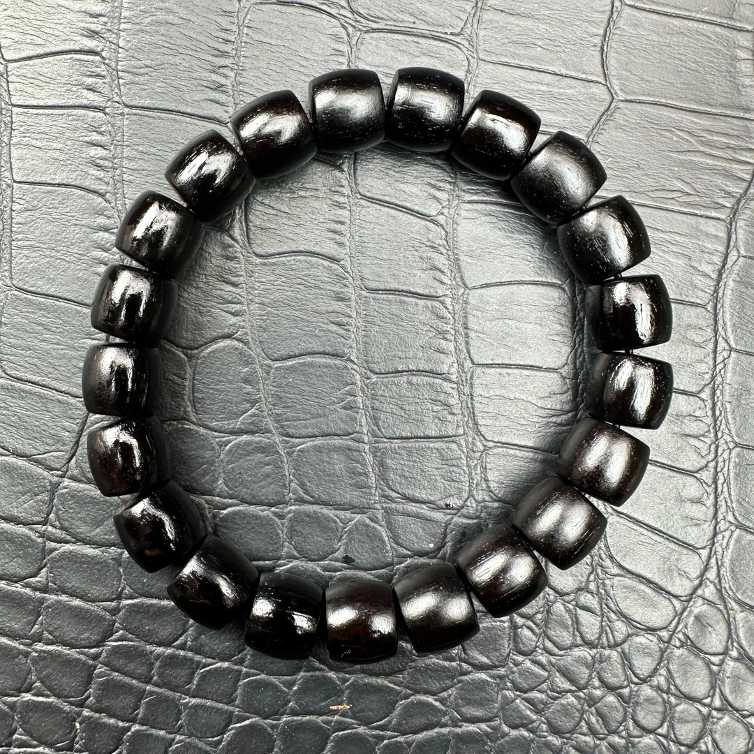 966沉木桶珠手串