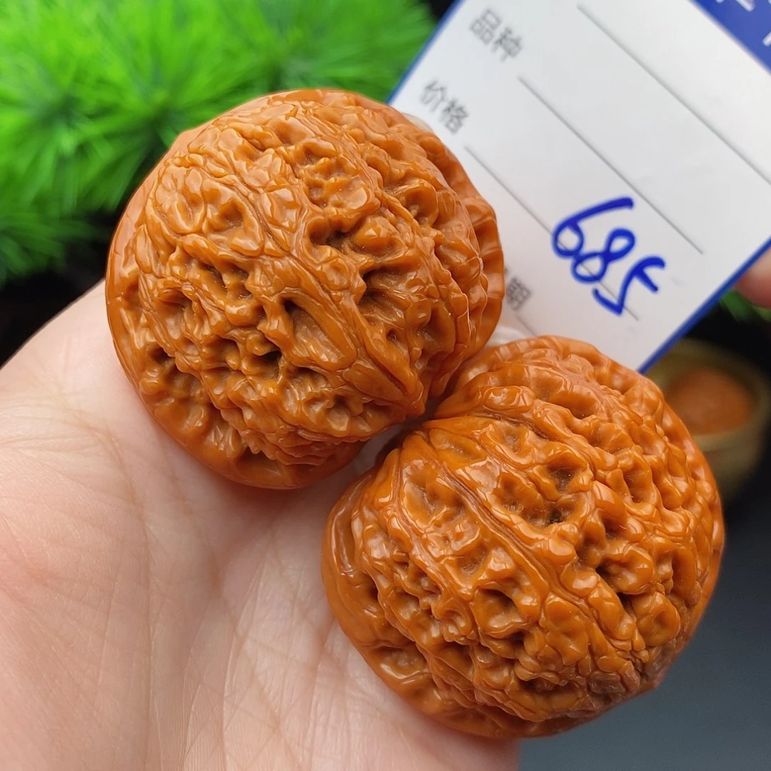 文玩核桃把件43水龙纹685