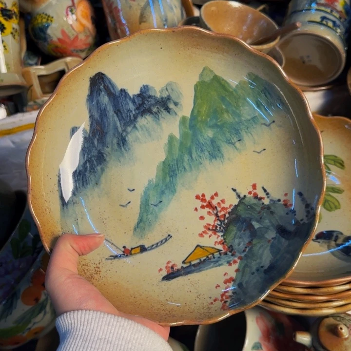 瓷片景德镇陶瓷手工手绘