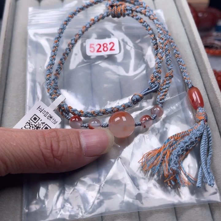猫***宁未镶嵌项链5282南红玛瑙