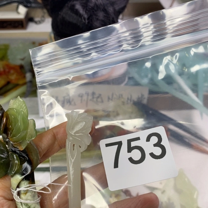 【闪购商品】和田玉发饰未镶嵌2**8