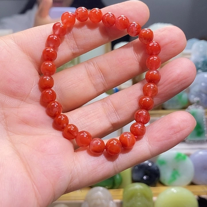 未镶嵌手链南红玛瑙