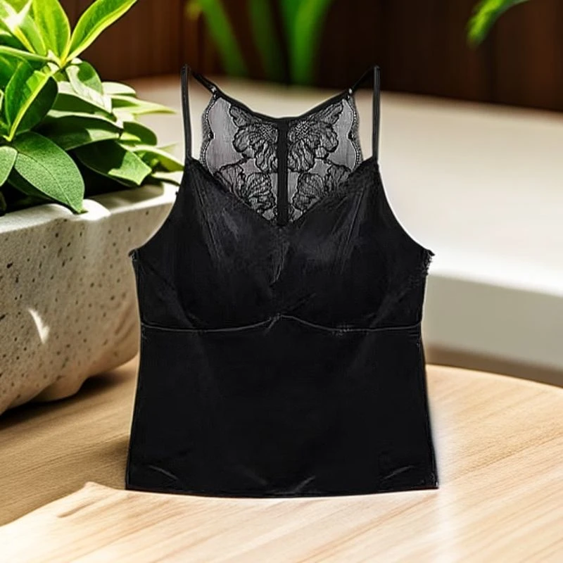 『蝴蝶背』新中式国风醋醋丝绒性感防走光吊带背心