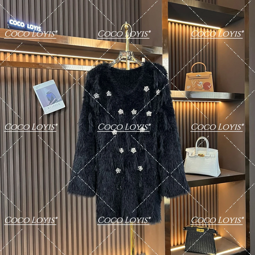 小香风气质网红轻奢短款时尚简约冬季毛衣2412088