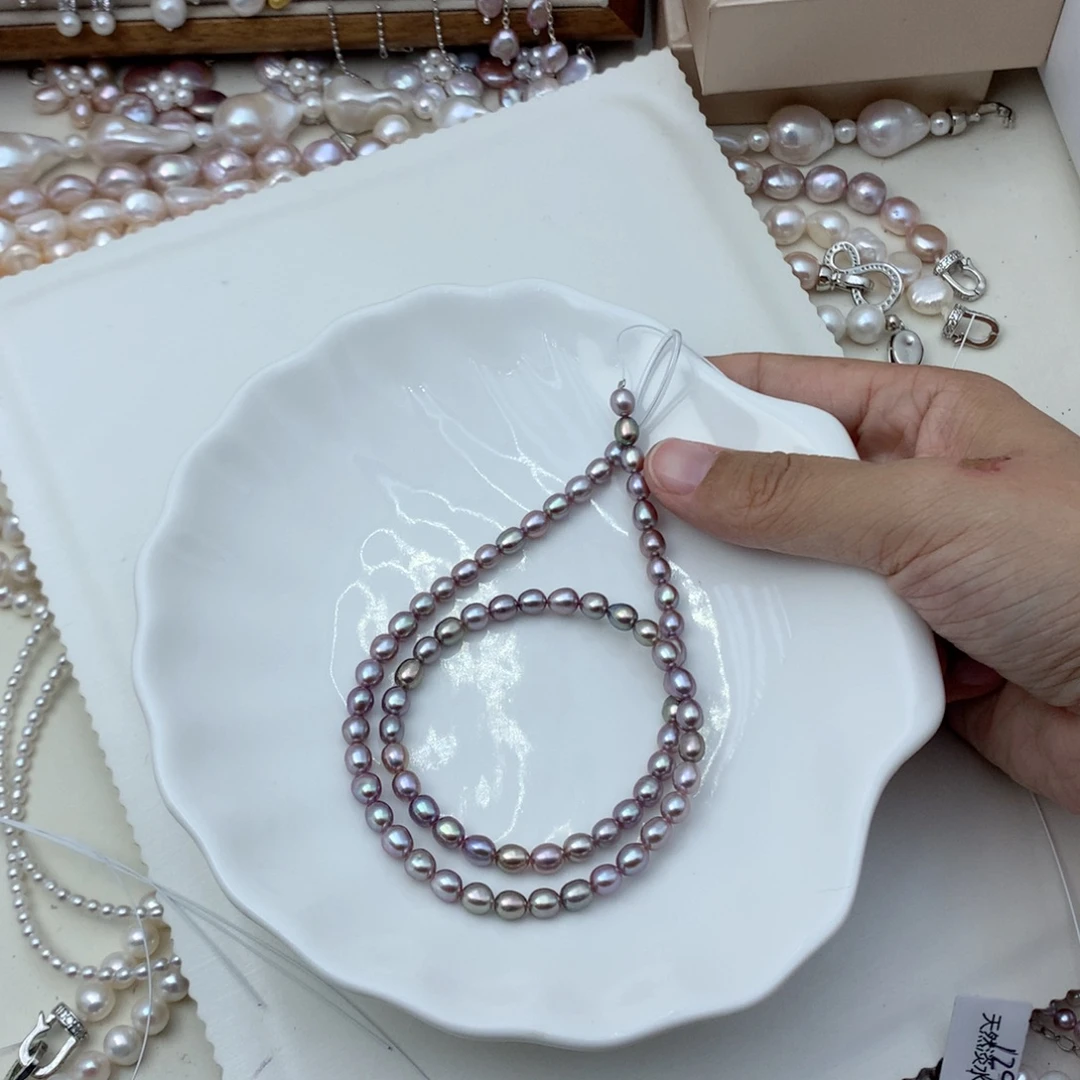 项圈合金淡水珍珠