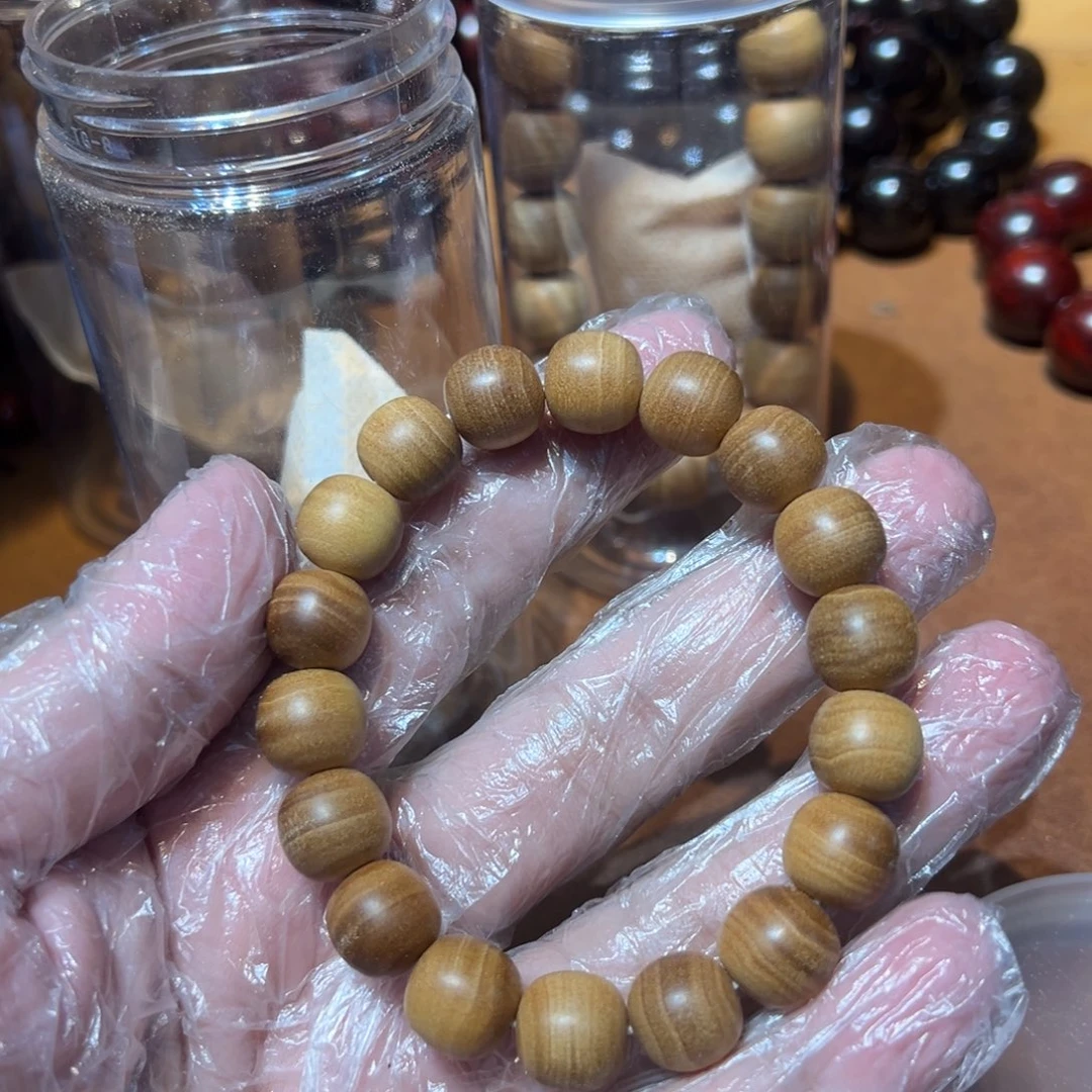 手串/手链小叶紫檀1.2老型虎皮纹横纹老山