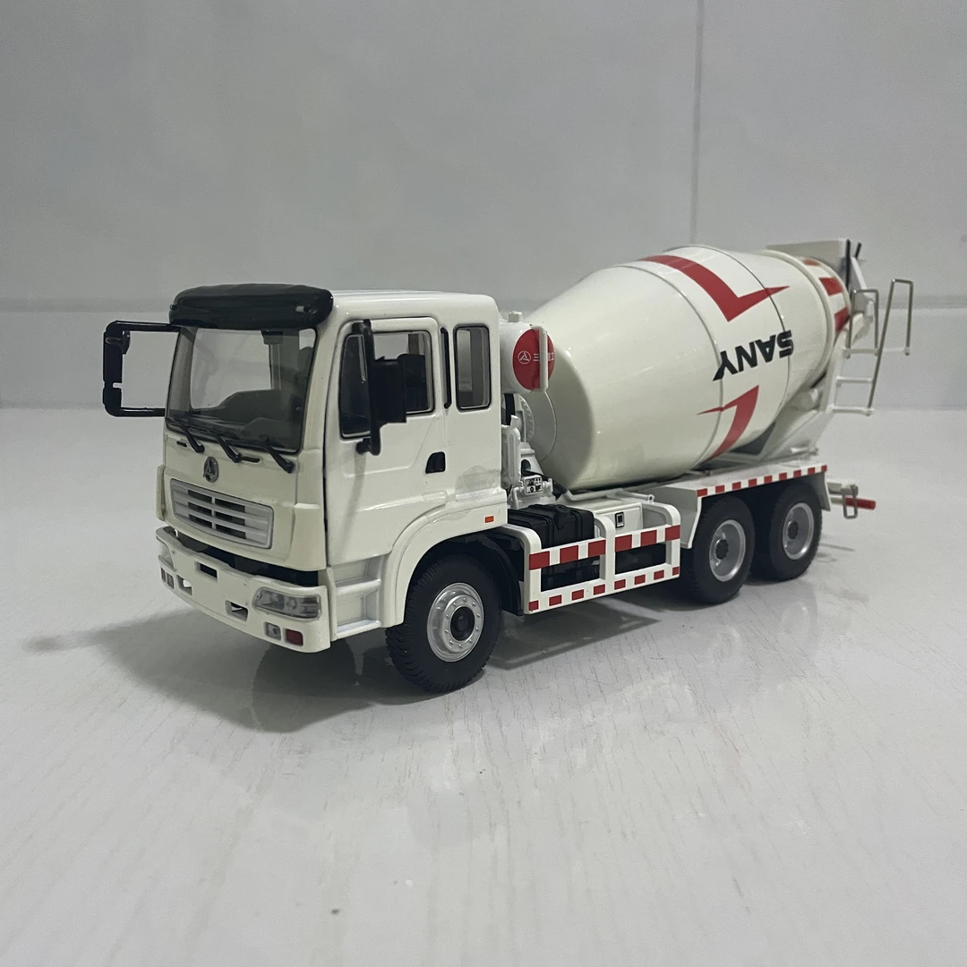 SANY三一混凝土搅拌车水泥罐车合金非徐工中联雷萨工程车模型1:35