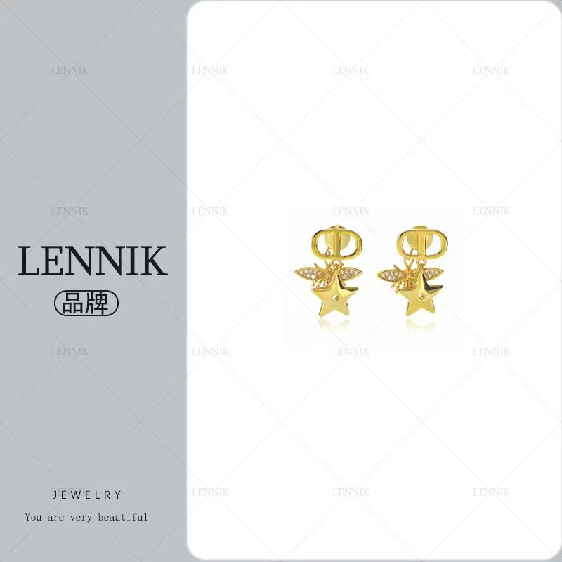 lennik/lennik-LN时尚百搭星星耳钉