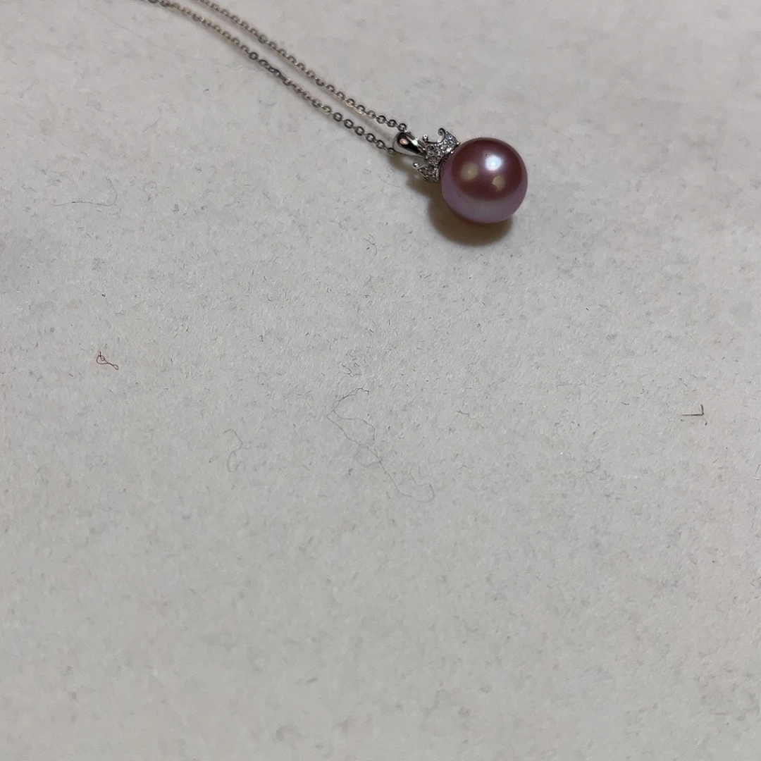 颈饰淡水珍珠银S925镶嵌