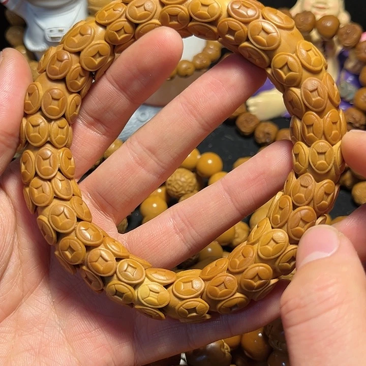 橄榄核手串/手链六帝钱