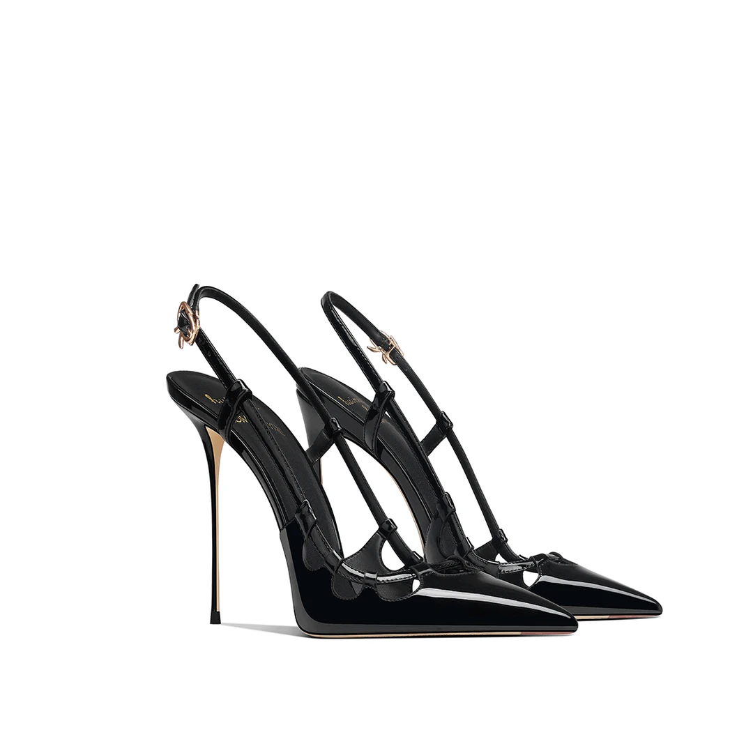 黑色御姐高跟鞋性感高级时尚细跟大码女鞋2025春秋爆款气质单鞋