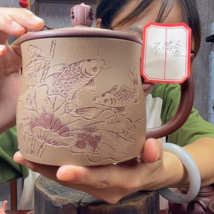 茶杯紫砂原矿紫砂杯