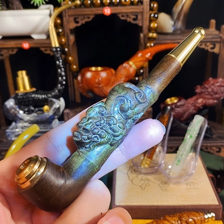 高端定制金丝楠烟嘴
