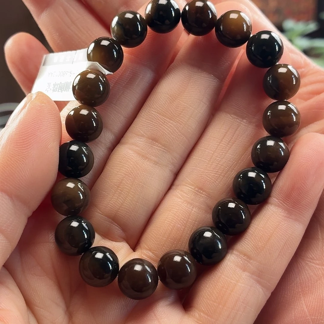 和田玉未镶嵌手链新疆和田玉楼兰三色圆10