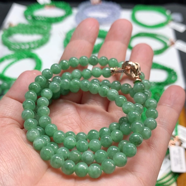 翡翠未镶嵌手链翡翠