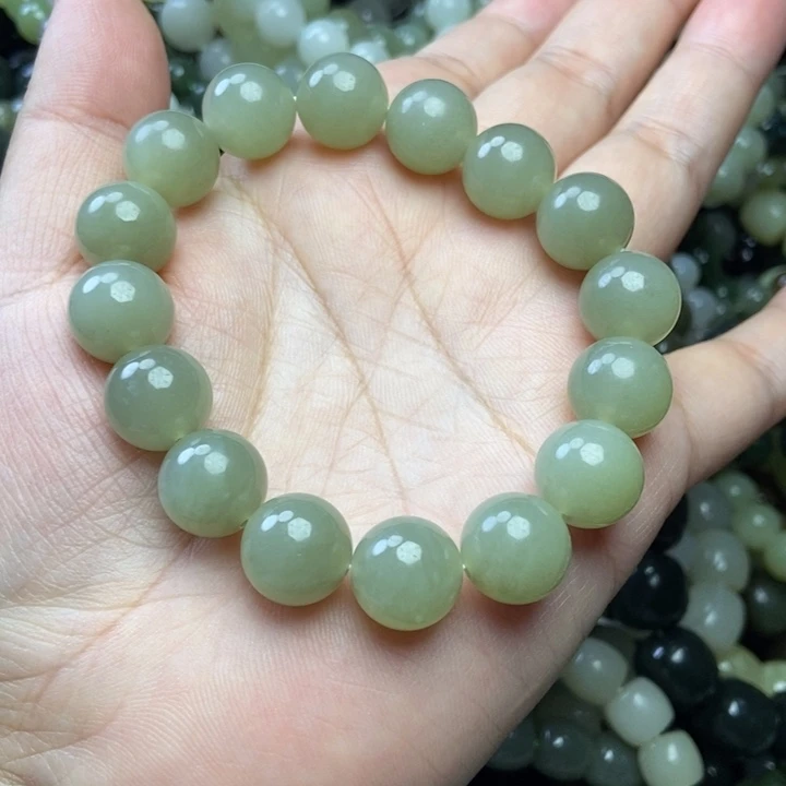 和田玉未镶嵌手链卡12