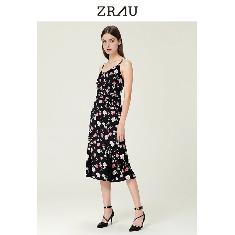 ZRAU浪漫法式浪漫法式吊带连衣裙91130121068