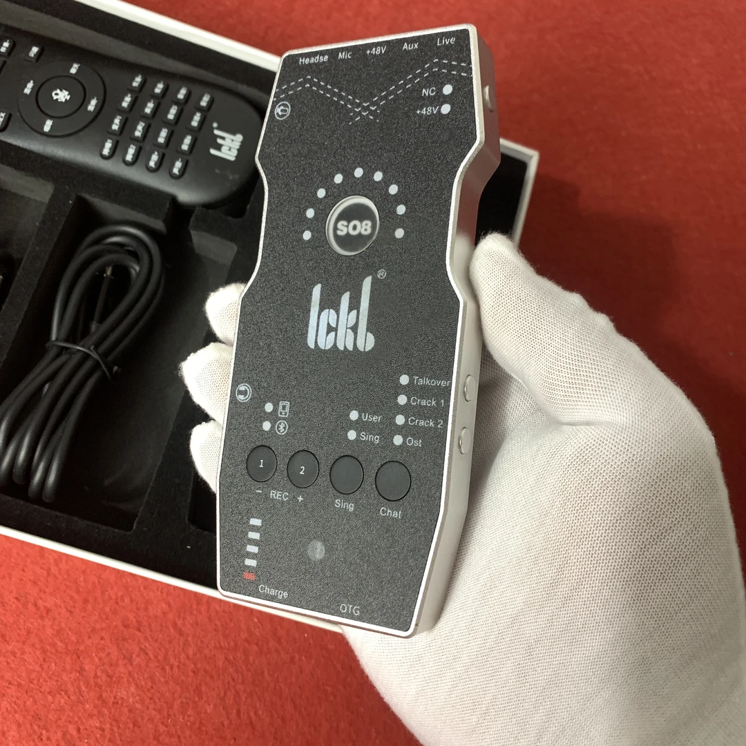 准新品 ickb SO86速八6代直播声卡网红声卡ICKBSO8