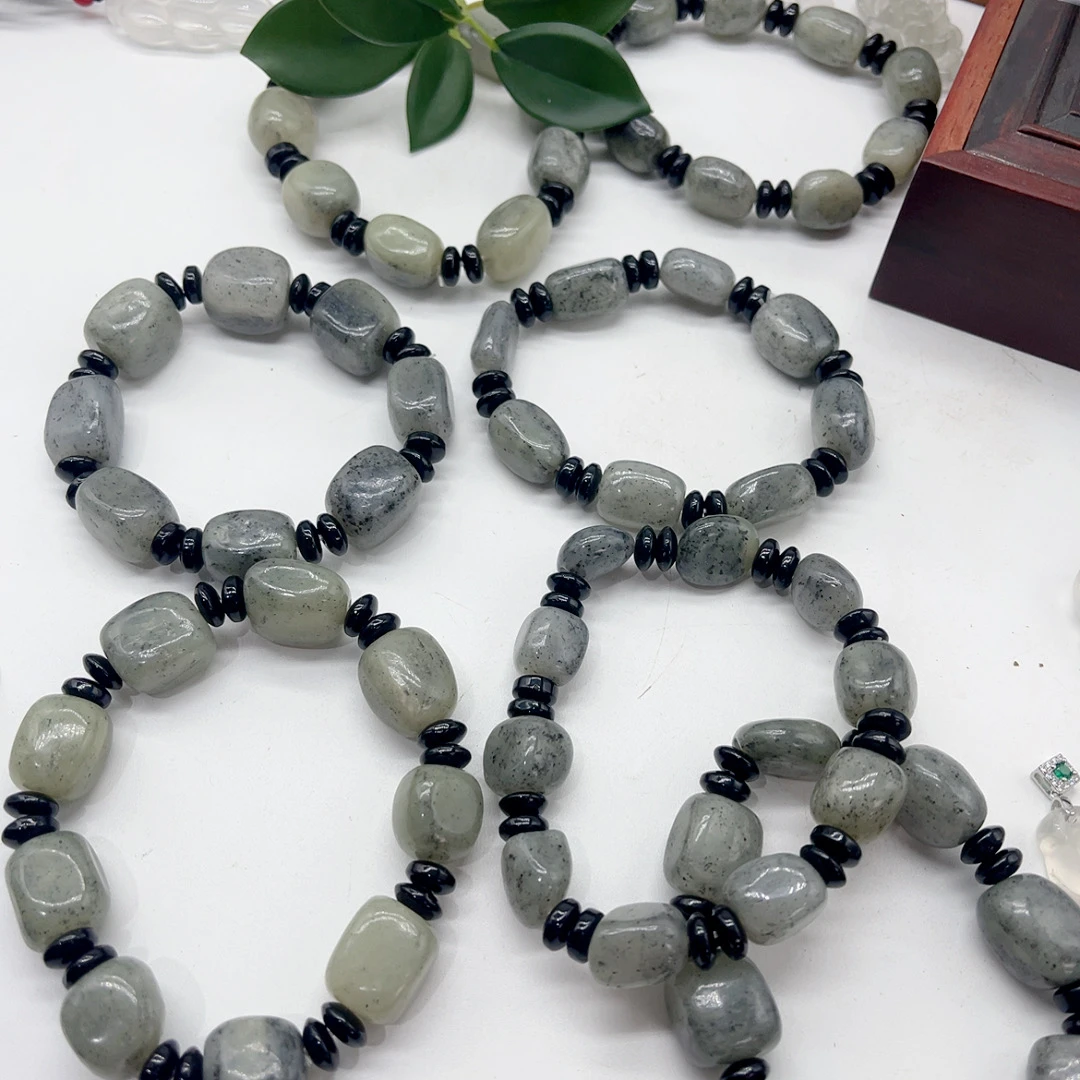 和田玉青花手串（拍一发一多样性发货）