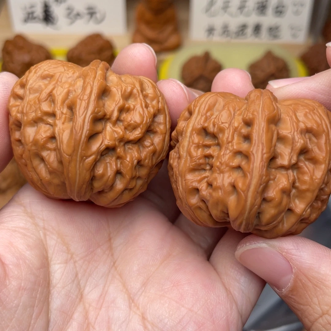 蜗***速文玩核桃把件元宝41