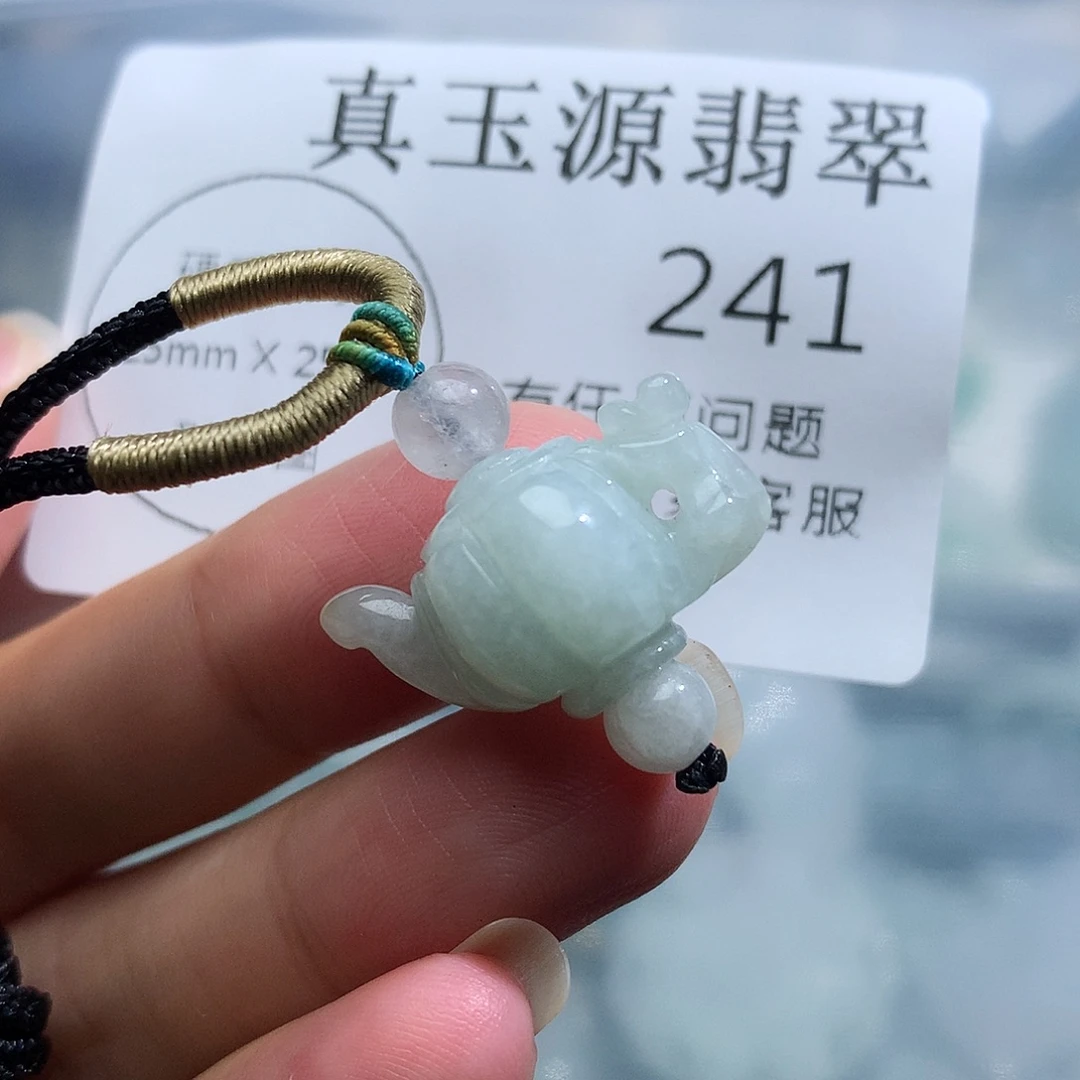 翡翠未镶嵌颈饰241