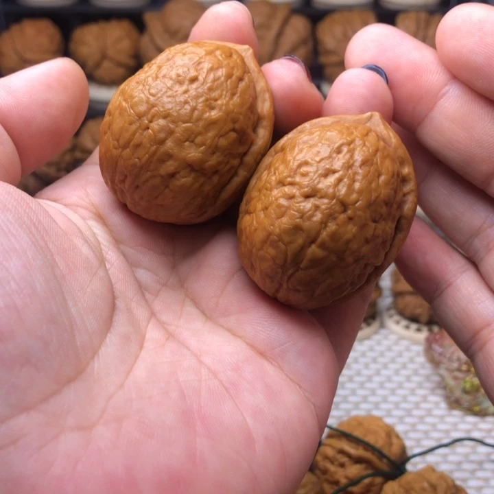 文玩核桃把件32粗筋大屁桃38尺