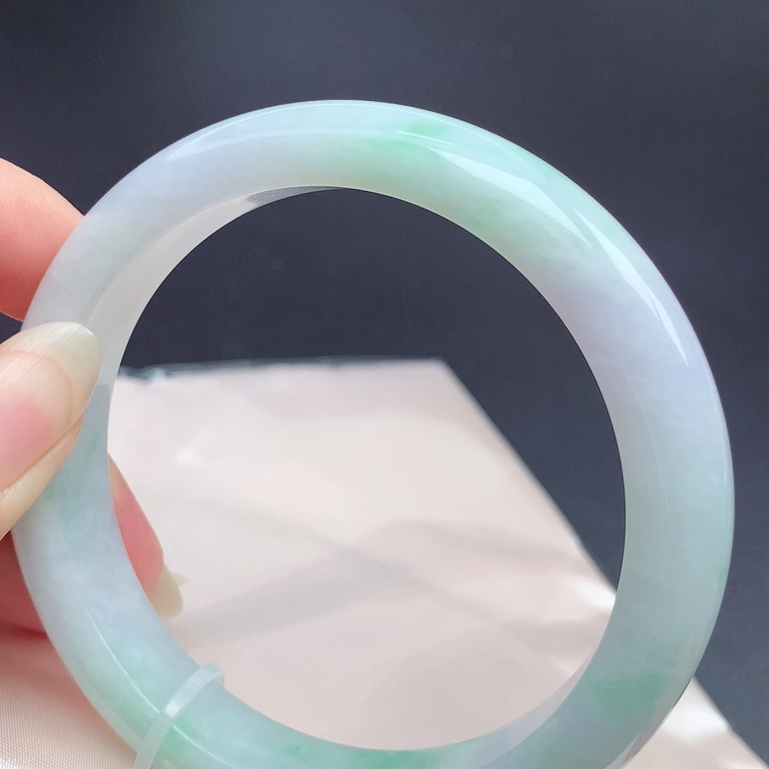 翡翠未镶嵌手镯62.2圈口