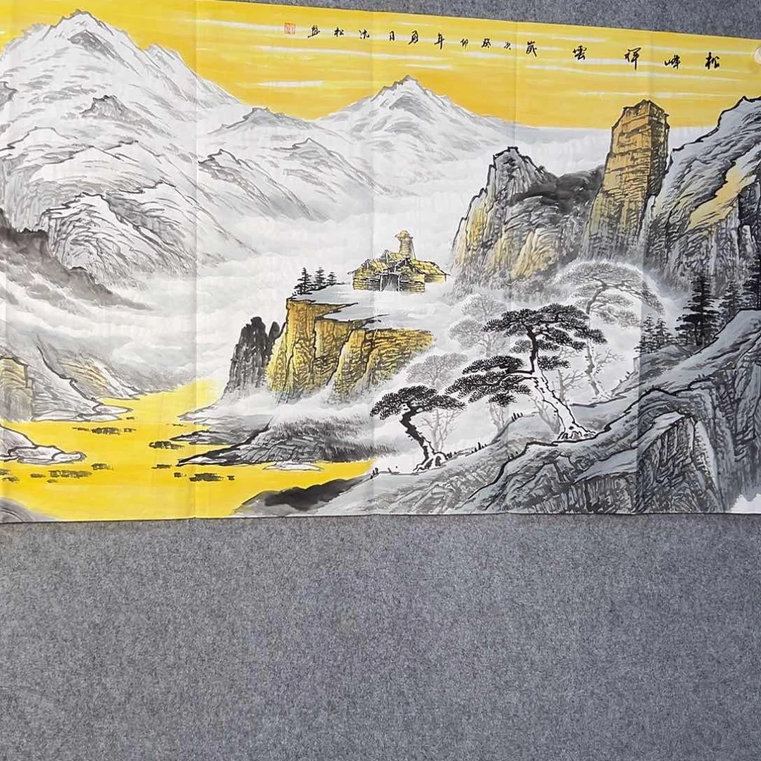 国画655 牡丹等植物生长于这里