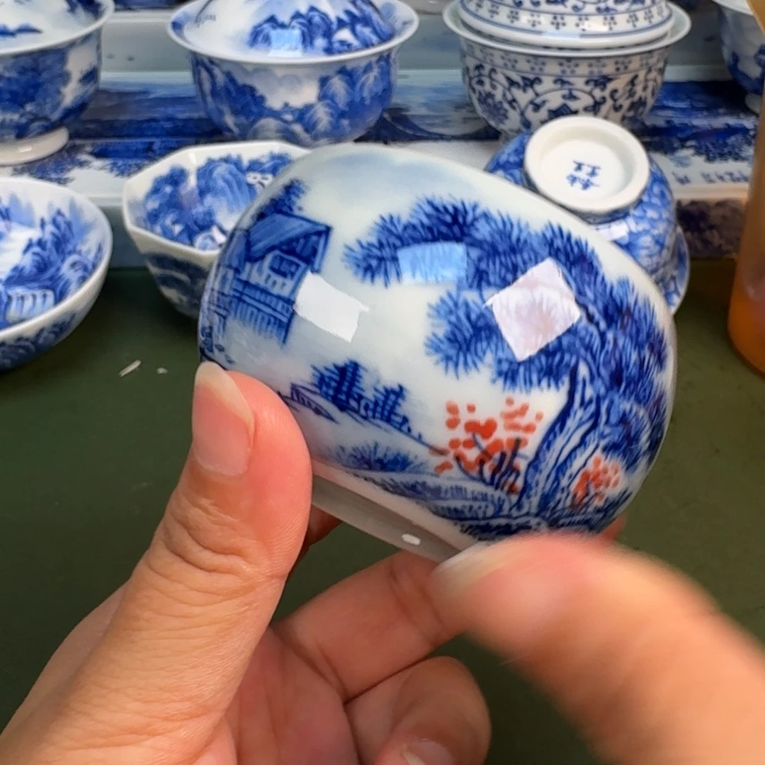 景德镇纯手绘茶具圆圆209