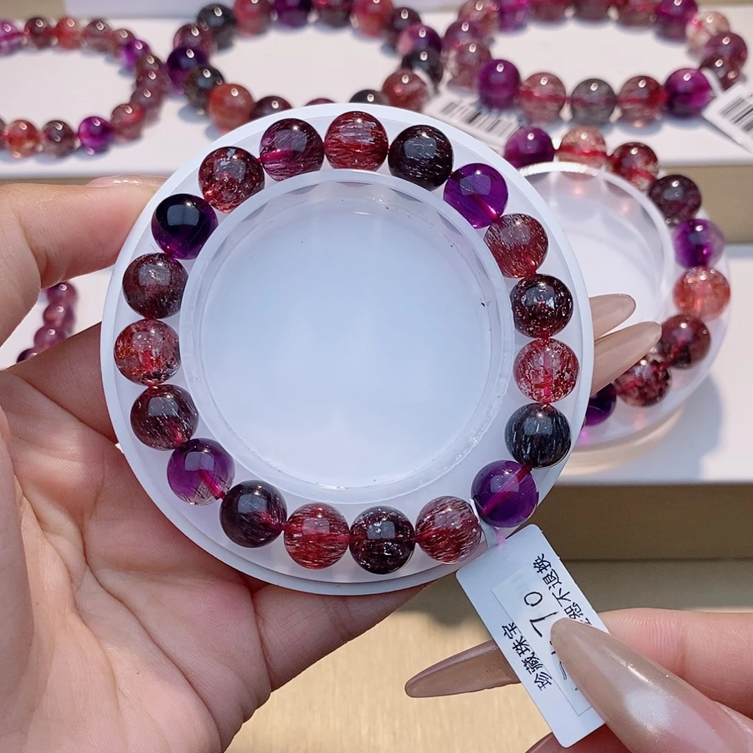 手链水晶未镶嵌黑加仑超七10+