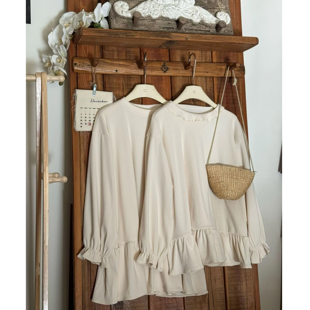 秋冬打底上衣叠穿