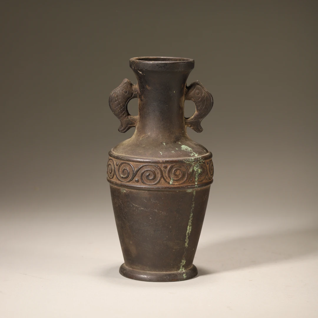 Lot38清代 双鱼瓶