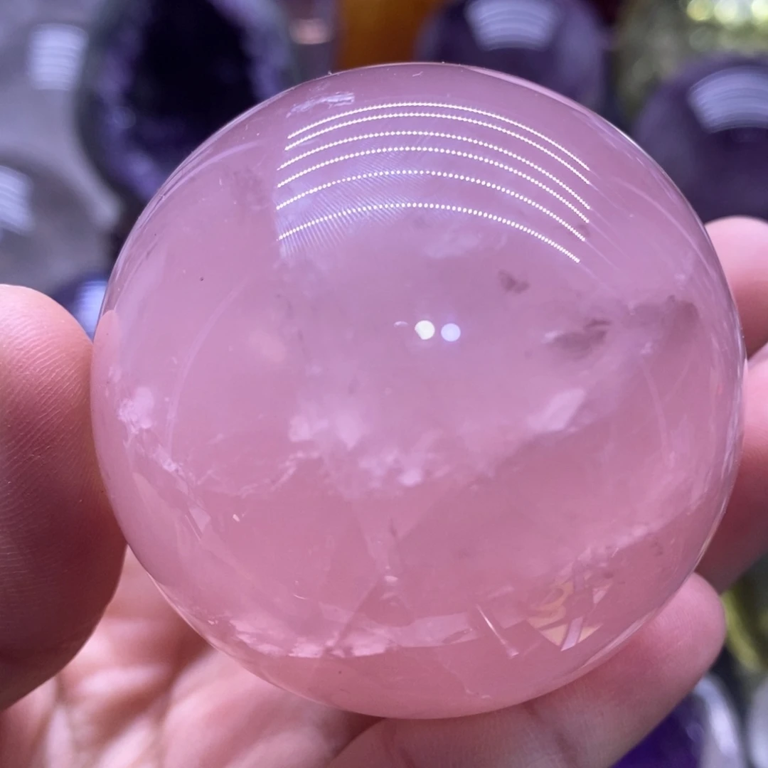 未镶嵌珠宝半成品水晶582粉水晶
