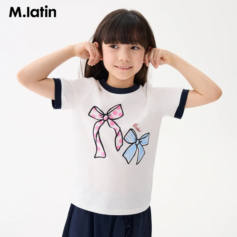 M.Latin/马·拉丁女童时尚可爱T恤125326123Y【XH】