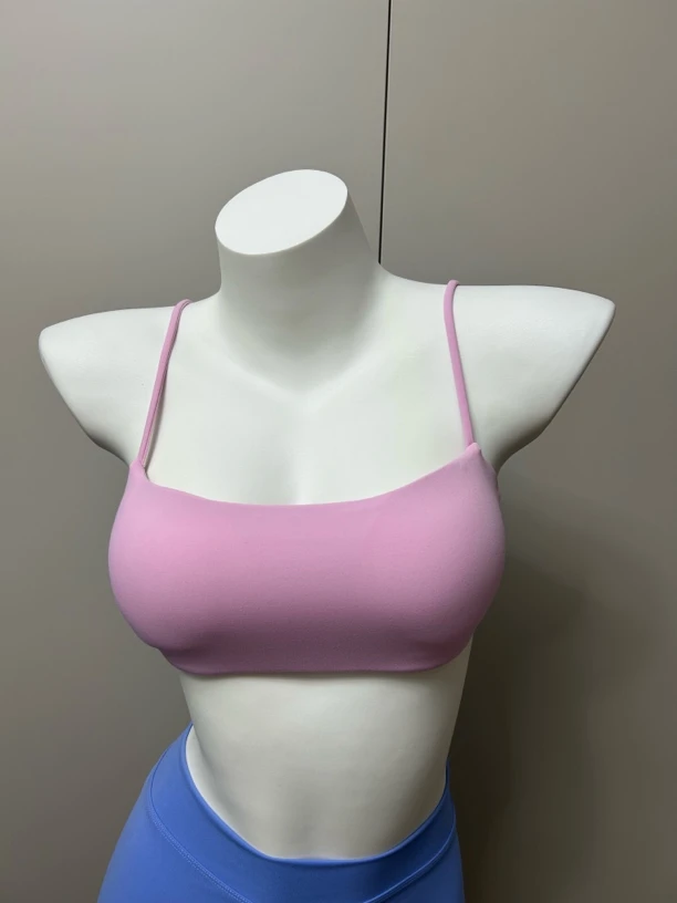 欧美福利款吊带美背瑜伽运动内衣裸感速干健身服舒适上衣