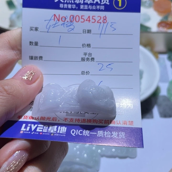 翡翠颈饰未镶嵌在**~