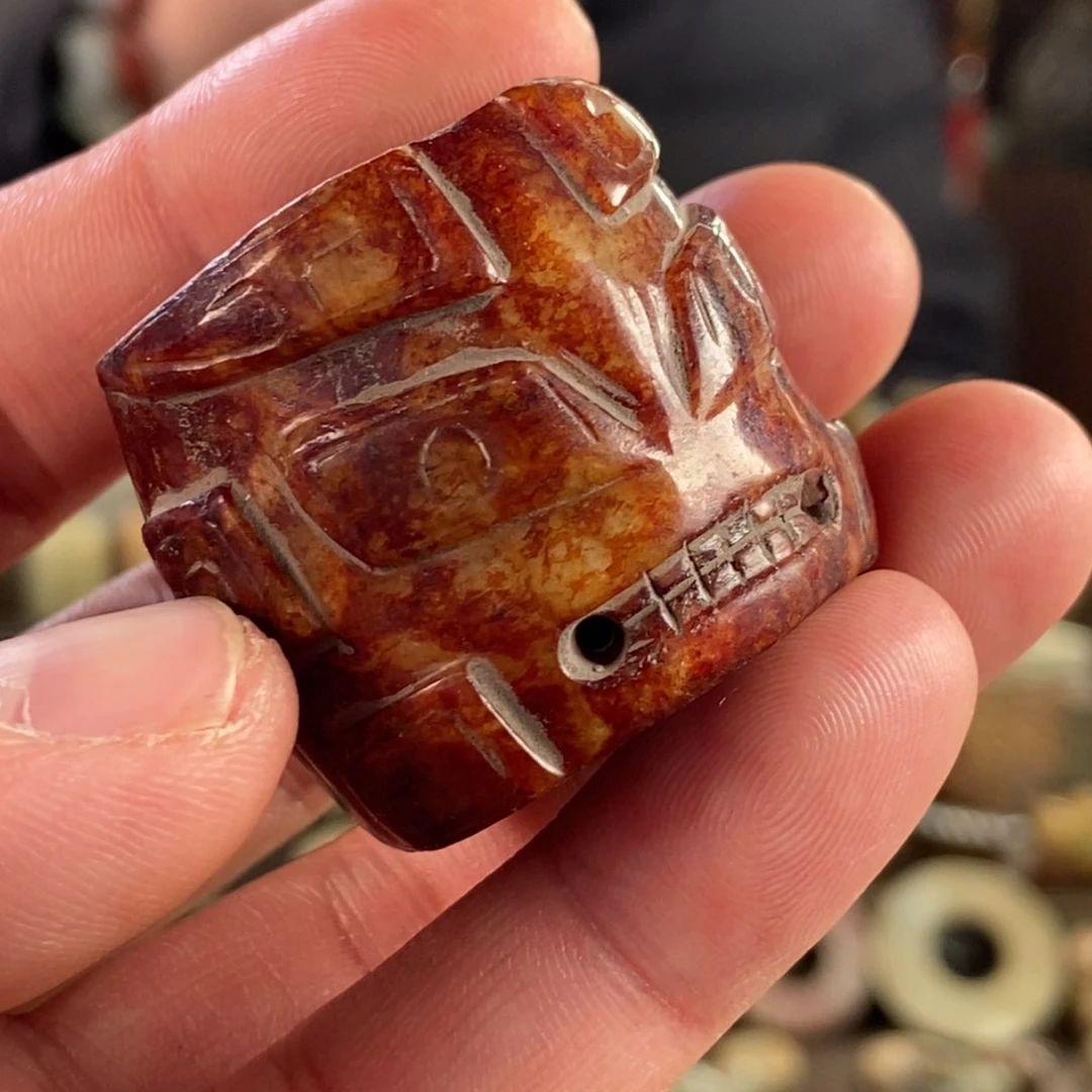 和田玉挂件未镶嵌荣*堂