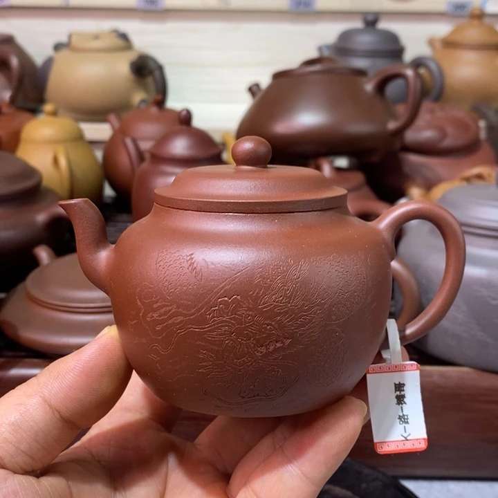 何***悟茶壶紫砂精工制作