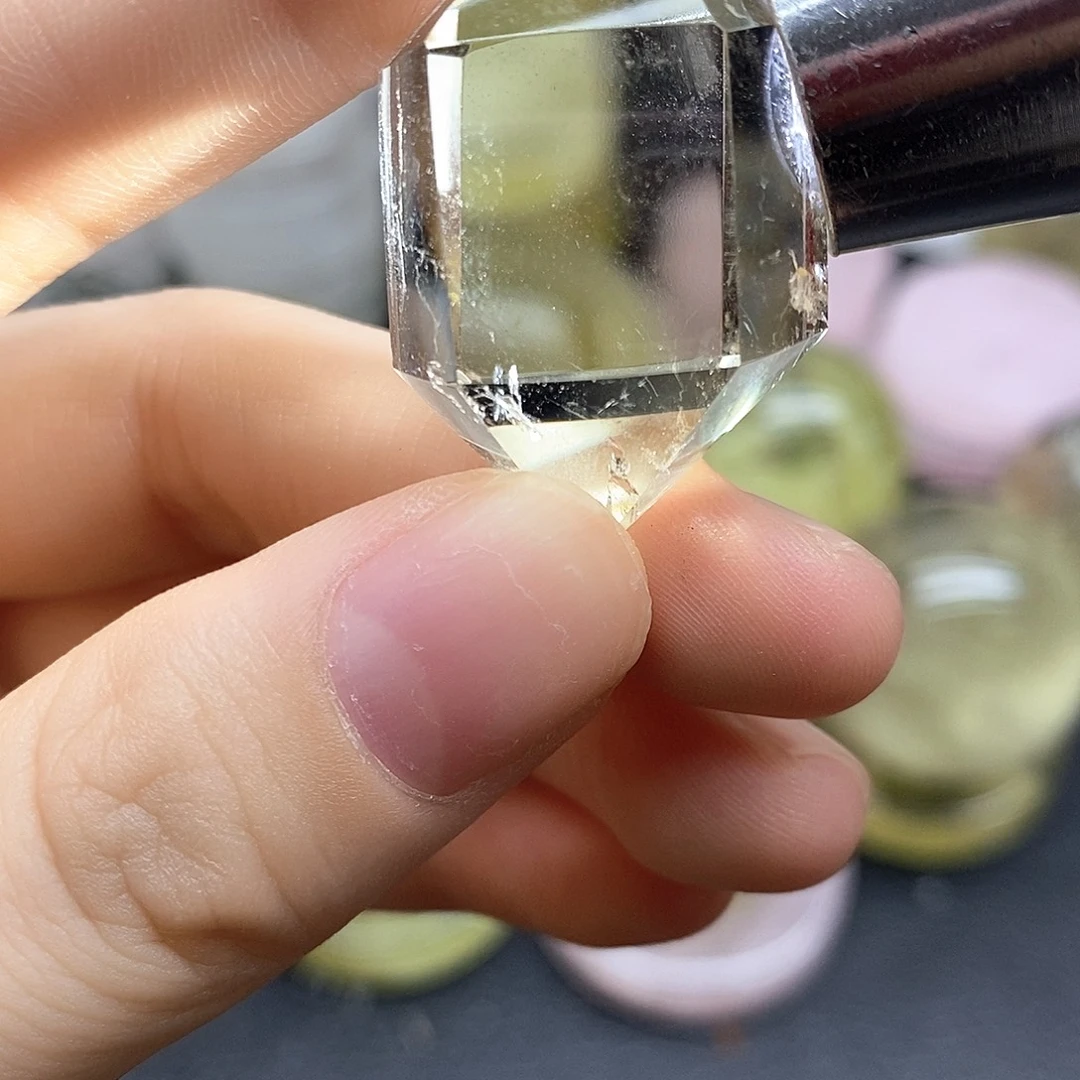 未镶嵌珠宝半成品水晶45水晶石