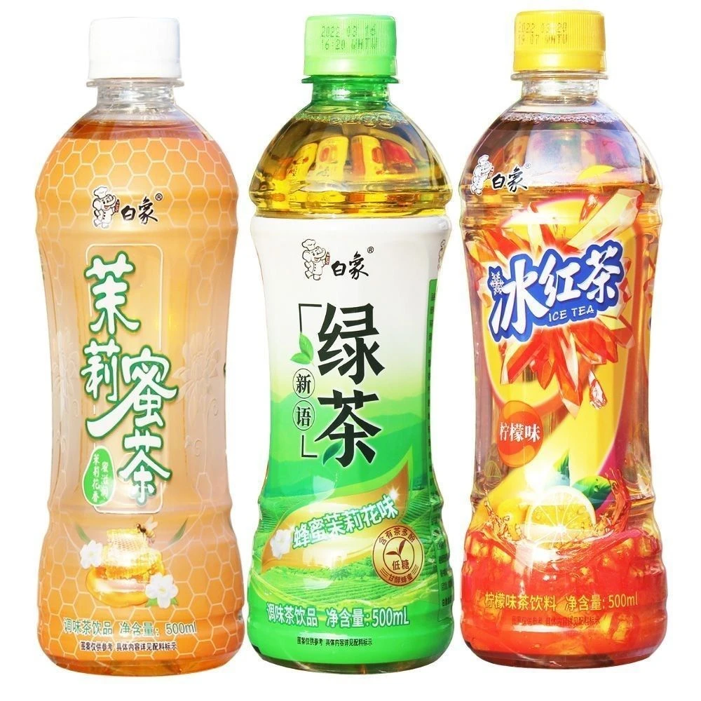 白象冰红茶绿茶冰糖雪梨蜂蜜柚子茶500ml白象多口味夏日必备饮品