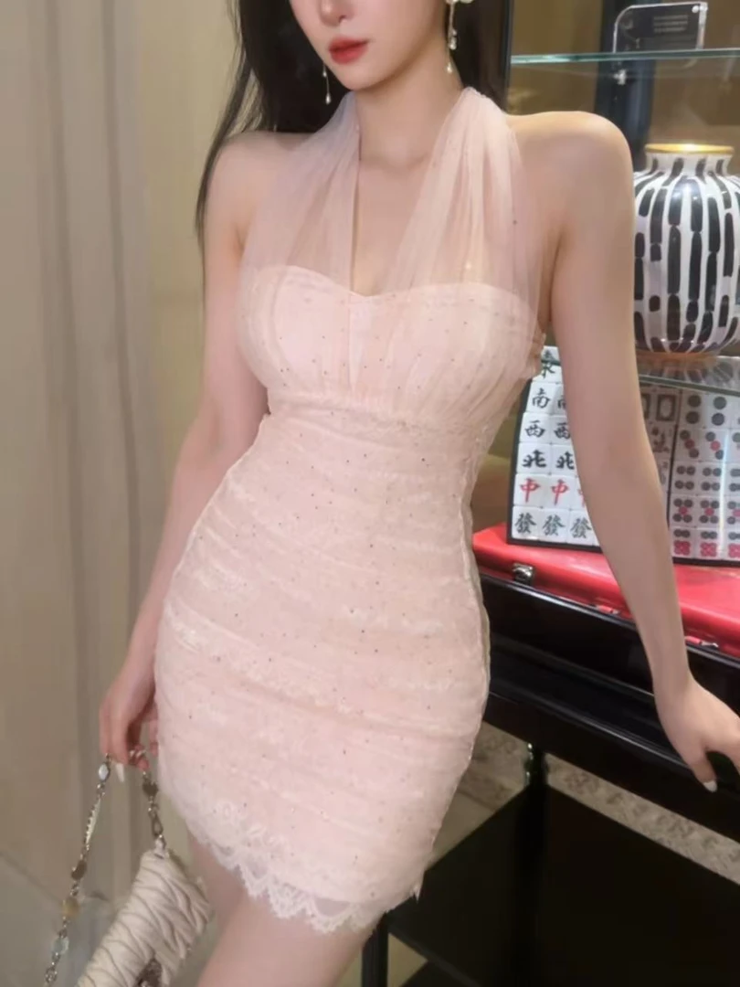 只想静静【粉铃兰】气质显瘦百搭连衣裙