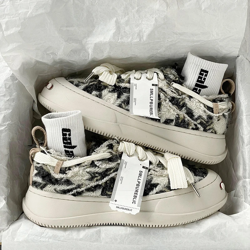 起司猫开口笑帆布鞋檀健次同款笑脸鞋2025夏季男女情侣百搭帆布鞋