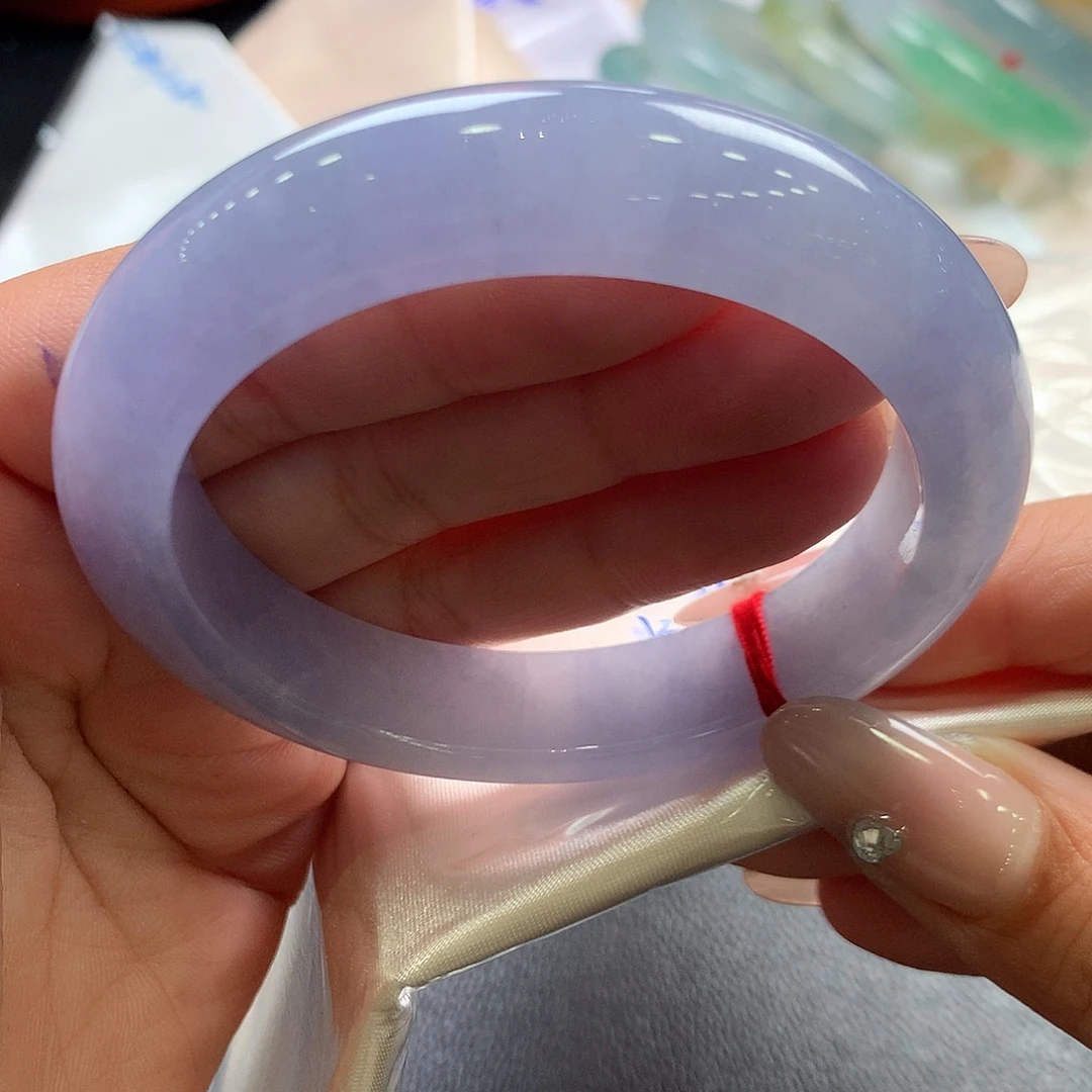 翡翠未镶嵌手镯5657正